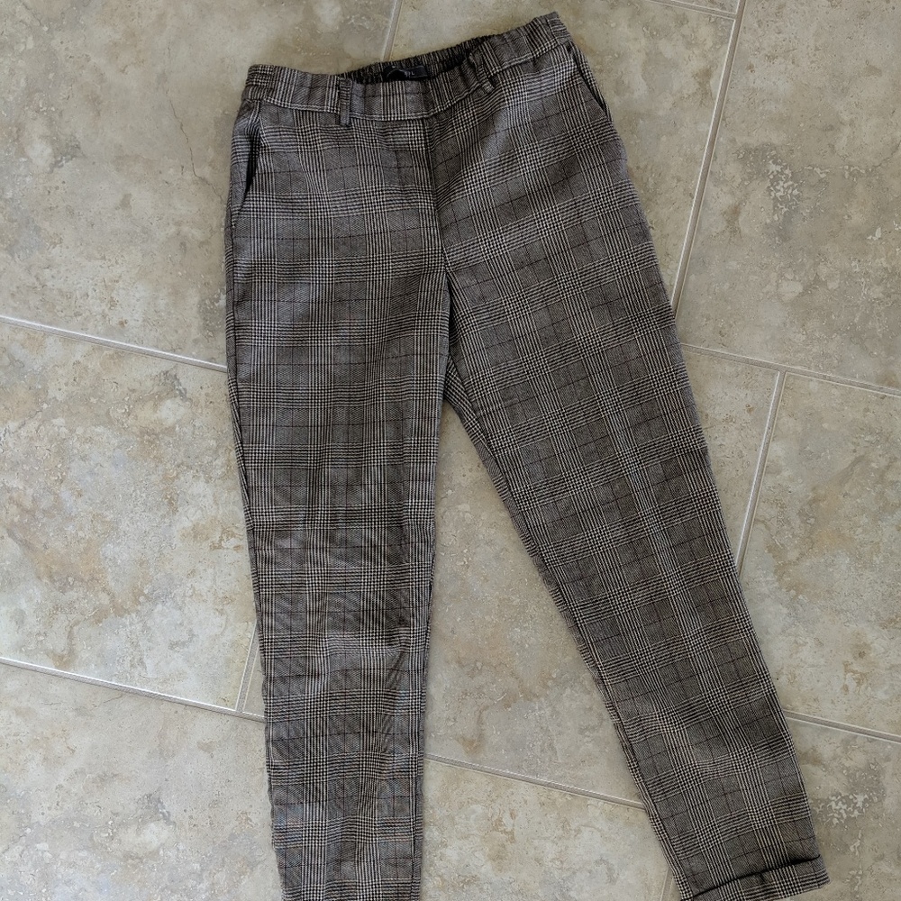 Plaid Wool Be Cool Ankle-Length Slack